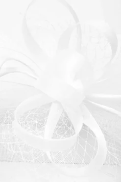 Hair Accessories*Quiz Feather Clip Fascinator White