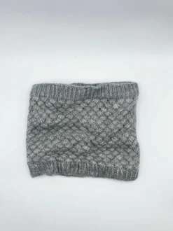 Hats & Gloves|Hats & Gloves*SVNX Fleece Lined Textured Neck Warmer Grey