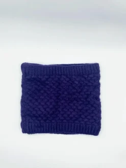 Hats & Gloves|Hats & Gloves*SVNX Fleece Lined Textured Neck Warmer in Blue