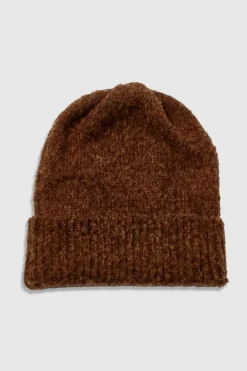 Earmuffs*boohoo Fluffy Knitted Beanie chocolate