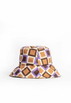 Hats & Gloves|Hats & Gloves*My Accessories London Geometric Print Bucket Hat with Ties Multi