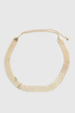Belts*boohoo Chain Chunky Belt gold