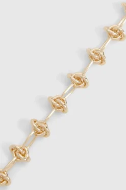Bracelets*boohoo Chunky Knot Bracelet gold