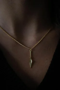 Necklaces*SVNX DROP DOWN ARROW NECKLACE Gold