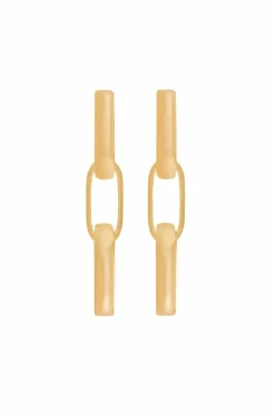 Earrings*Lipsy Link Drop Earrings Gold