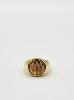 Rings*SVNX Round Signet Ring Gold