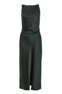 Midi Dresses*Quiz Satin Twist Midi Dress Green