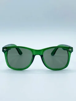 Sunglasses*SVNX Wayfarer Sunglasses with Lenses Green