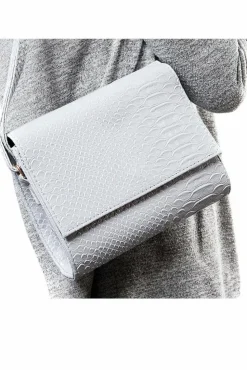 Cross-Body Bags*SVNX Croc Cross Body Bag Grey