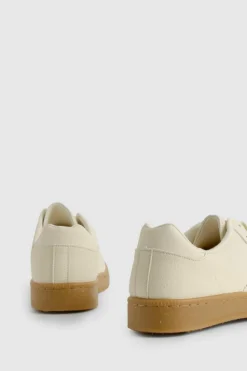 Trainers*boohoo Gum Sole Lace Up Trainers beige