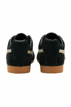Trainers*Gola Harrier Mirror' Suede Lace-Up Trainers Black