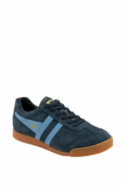 Trainers*Gola Harrier' Suede Lace-Up Trainers Navy