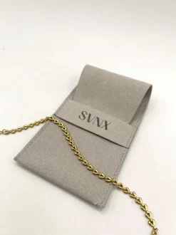 Bracelets*SVNX Heart Link Bracelet in Gold