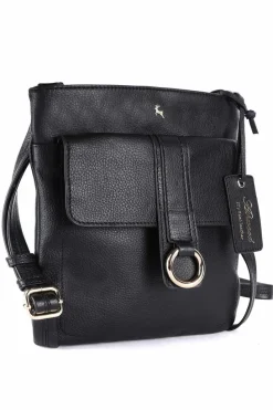 Cross-Body Bags|Handbags*Ashwood Leather Heaven' Real Leather Cross Body Bag Black