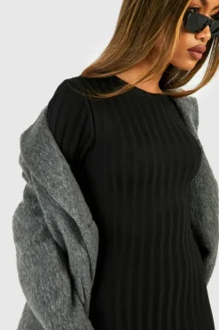 Jumper Dresses|Jumper Dresses*boohoo Heavy Rib Knitted Maxi Dress black