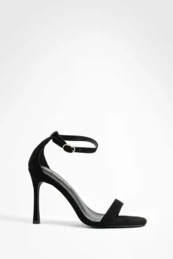 Heels*boohoo High 2 Part Barely There black