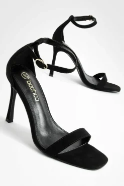 Heels*boohoo High 2 Part Barely There black