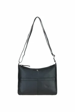 Shoulder Bags|Handbags*Ashwood Leather Highgate' Real Leather Shoulder Bag Black