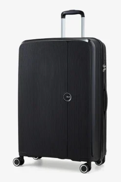 Handbags*Rock Hudson 8 Wheel Hardshell Suitcase 3pc Set Black