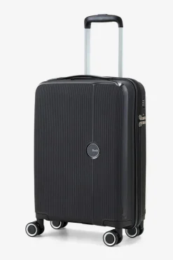 Handbags*Rock Hudson 8 Wheel Hardshell Suitcase Small Black