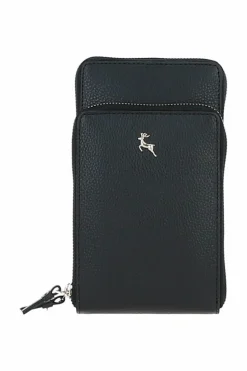 Cross-Body Bags|Handbags*Ashwood Leather Incanto Cuoio' Crossbody Phone Bag Black