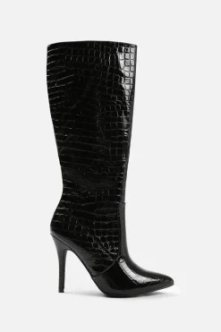 Heeled Boots|All Boots*Where's That From Isabel' High Heel Calf Boot True Black