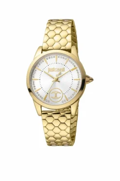 Watches*Just Cavalli JC1L087M0255 Glam Chic 32mm Quartz Watch Gold