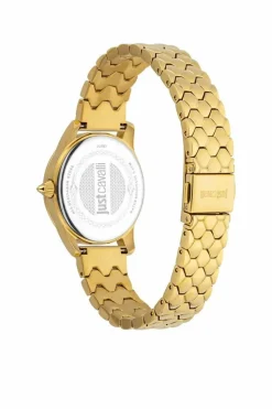 Watches*Just Cavalli JC1L087M0255 Glam Chic 32mm Quartz Watch Gold