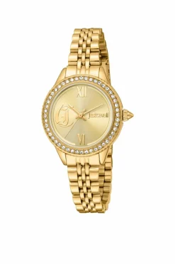Watches*Just Cavalli JC1L316M0055 Glam Chic 30mm Quartz Watch Gold