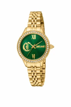 Watches*Just Cavalli JC1L316M0065 Glam Chic 30mm Quartz Watch Gold