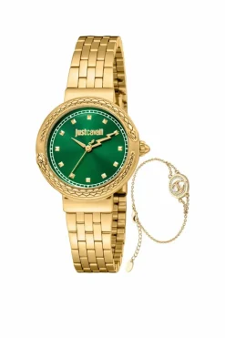 Watches*Just Cavalli JC1L311M0035 30mm Quartz Watch Gold