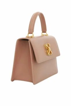 Cross-Body Bags*Off-White Jitney 1.4 Top Handle Nude Bag Beige