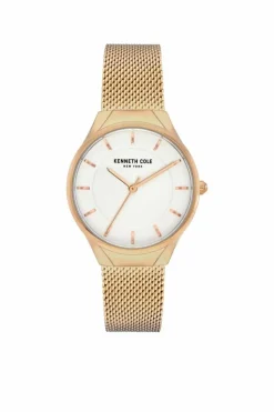 Watches*Kenneth Cole KC50962002 Classic 32mm Quartz Watch Gold