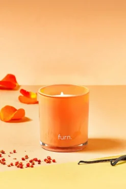 Candles & Diffusers|Candles*Furn Kindred Bergamont, Berry, Vanilla & Patchouli Scented Glass Candle Orange