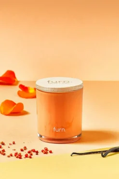 Candles & Diffusers|Candles*Furn Kindred Bergamont, Berry, Vanilla & Patchouli Scented Glass Candle Orange