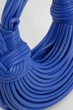 Handbags*boohoo Knot Detail Strappy Grab Bag cobalt