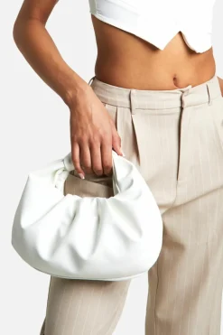 Handbags*boohoo Knot Handle Grab Bag white