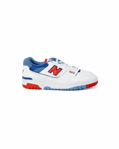 Trainers*New Balance Lace-up Sporty Sneakers with Rubber Sole White