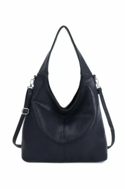 Tote Bags|Shoulder Bags*Kitise Large Rommy Slouch Tote Bag With Shoulder Strap Navy