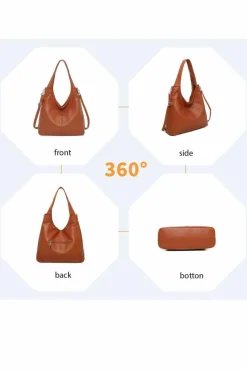Tote Bags|Shoulder Bags*Kitise Large Rommy Slouch Tote Bag With Shoulder Strap Navy