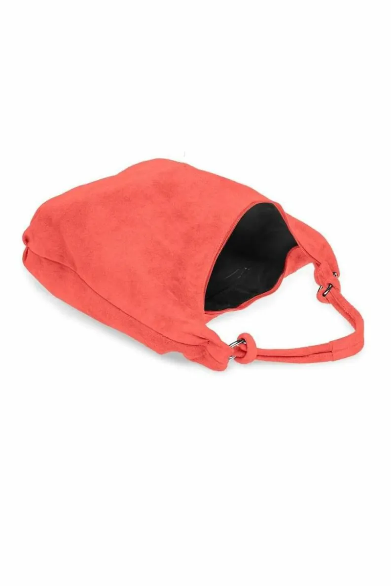 Shoulder Bags|Handbags*Kitise Large Slouch Italian Suede Suede Hobo Tote Shoulder Bag Beige