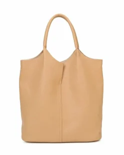 Tote Bags*Kitise Large Slouchy Tote Bag With Small Purse Organiser & Detachable Shoulder Strap Beige