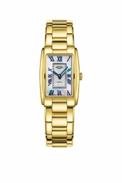 Watches*Rotary LB05438-07 Timepieces 22mm Quartz Watch Gold