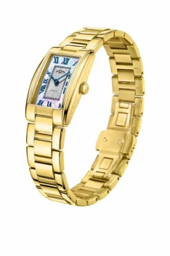 Watches*Rotary LB05438-07 Timepieces 22mm Quartz Watch Gold