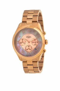 Watches*Rotary LB007-C-25 38mm Quartz Watch Rose Gold