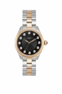 Watches*Rotary LB010-W-10 Timepieces 34mm Quartz Watch Multi