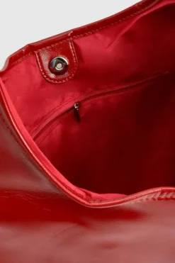 Shoulder Bags|Handbags*boohoo Leather Look Slouchy Tote Bag red