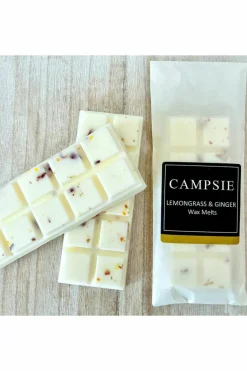 Candles & Diffusers|Candles*CAMPSIE Candles Lemongrass & Ginger Wax Melt Duo White