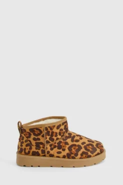 Cosy Boots|All Boots*boohoo Ultra Mini Cosy Boots leopard