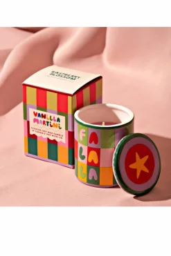Candles & Diffusers|Candles*Raspberry Blossom Lidded Candle 'Fa La La' Multi